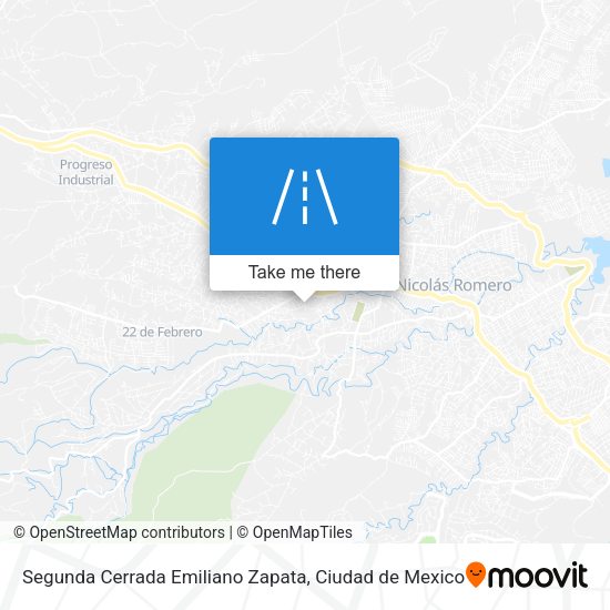 Segunda Cerrada Emiliano Zapata map