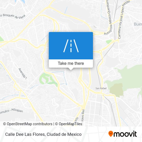 Calle Dee Las Flores map