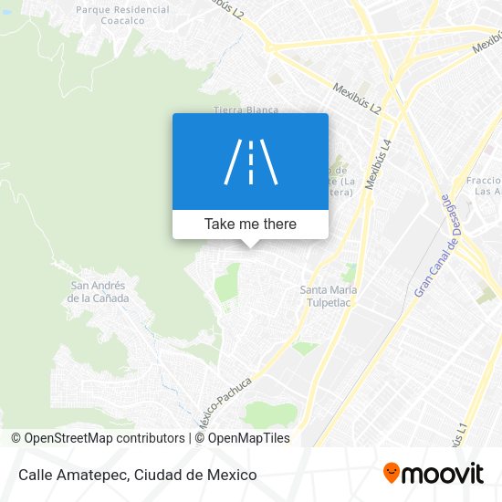 Calle Amatepec map