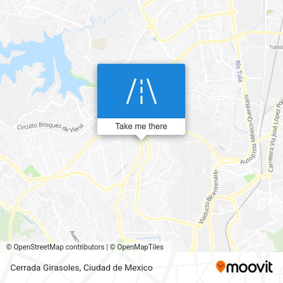 Cerrada Girasoles map