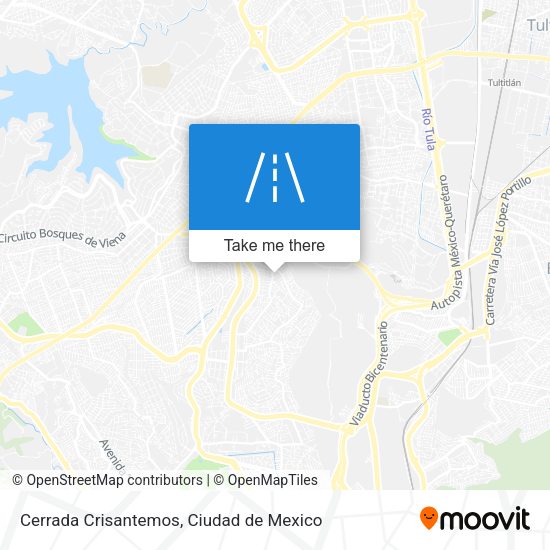 Cerrada Crisantemos map