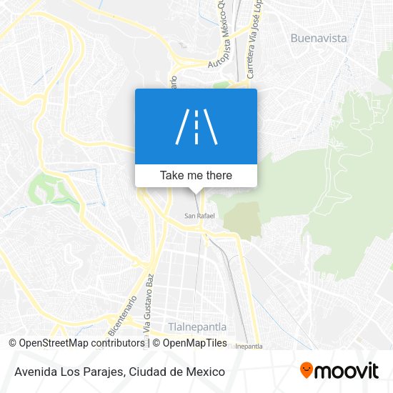 Avenida Los Parajes map