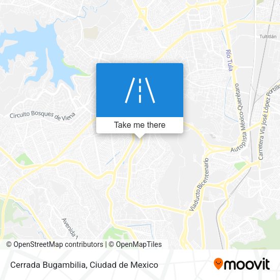 Mapa de Cerrada Bugambilia