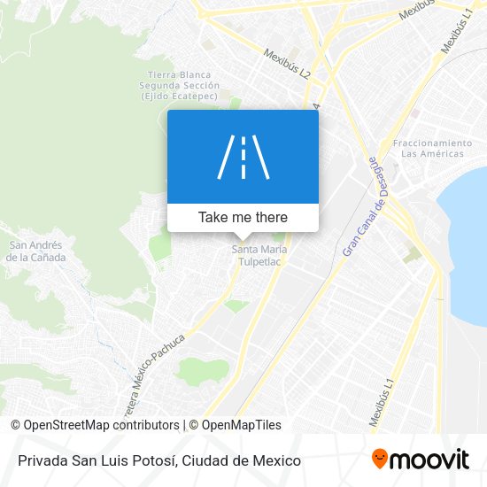 Privada San Luis Potosí map