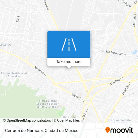 Mapa de Cerrada de Namosa