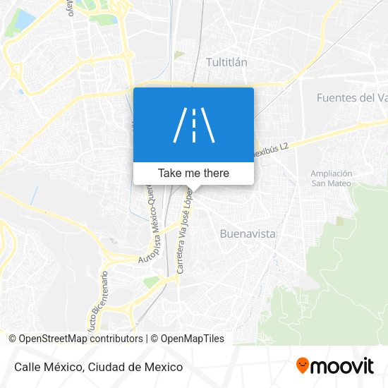 Calle México map