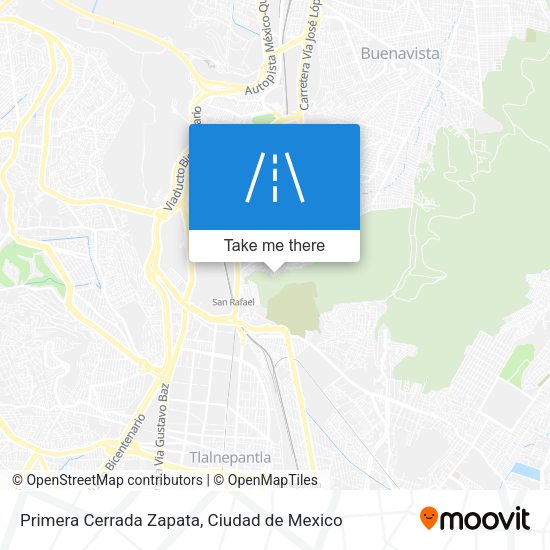 Primera Cerrada Zapata map