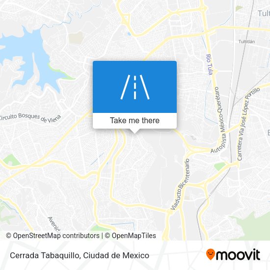 Mapa de Cerrada Tabaquillo