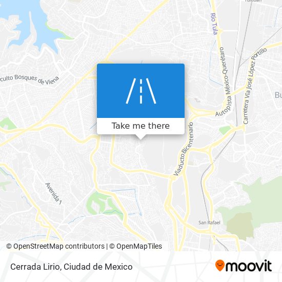 Mapa de Cerrada Lirio