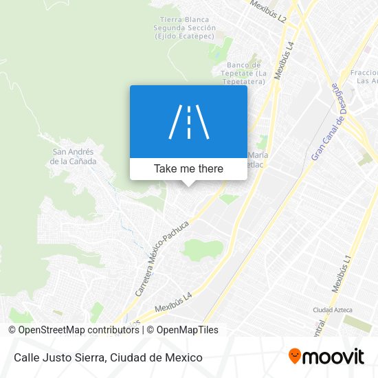 Mapa de Calle Justo Sierra