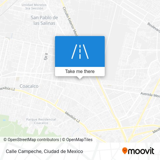 Calle Campeche map