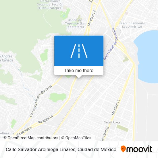 Mapa de Calle Salvador Arciniega Linares