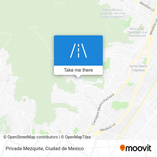Privada Mezquite map