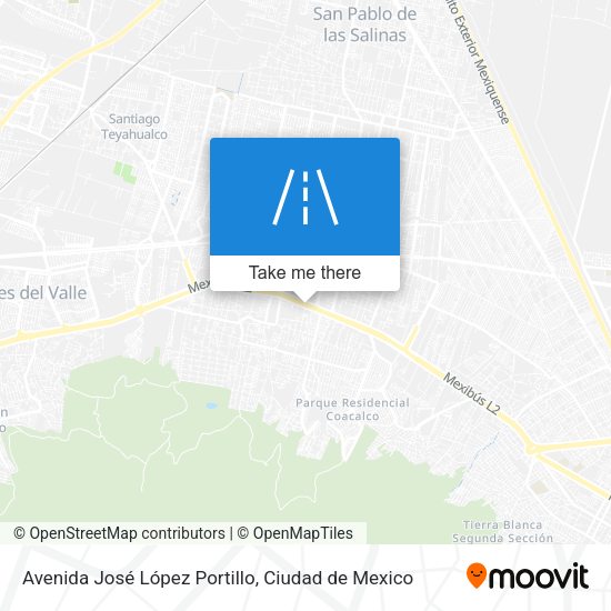 Avenida José López Portillo map