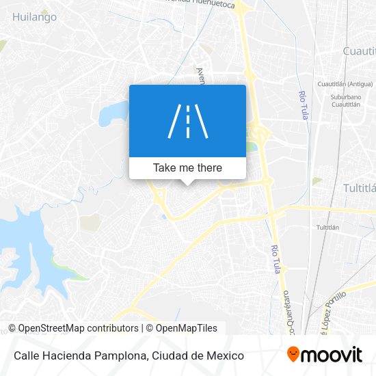 Mapa de Calle Hacienda Pamplona