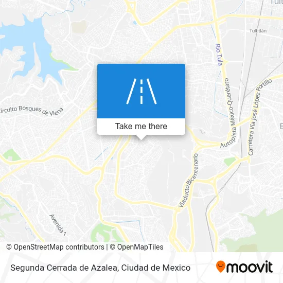 Segunda Cerrada de Azalea map