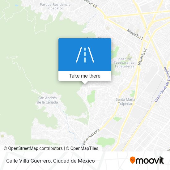 Mapa de Calle Villa Guerrero