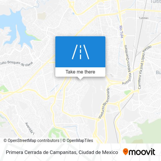 Primera Cerrada de Campanitas map