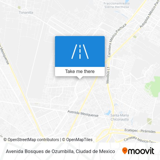 Mapa de Avenida Bosques de Ozumbilla