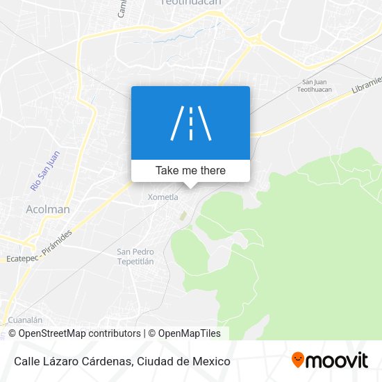 Calle Lázaro Cárdenas map