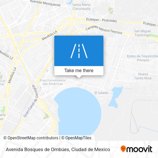 Mapa de Avenida Bosques de Ombúes
