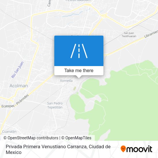Mapa de Privada Primera Venustiano Carranza