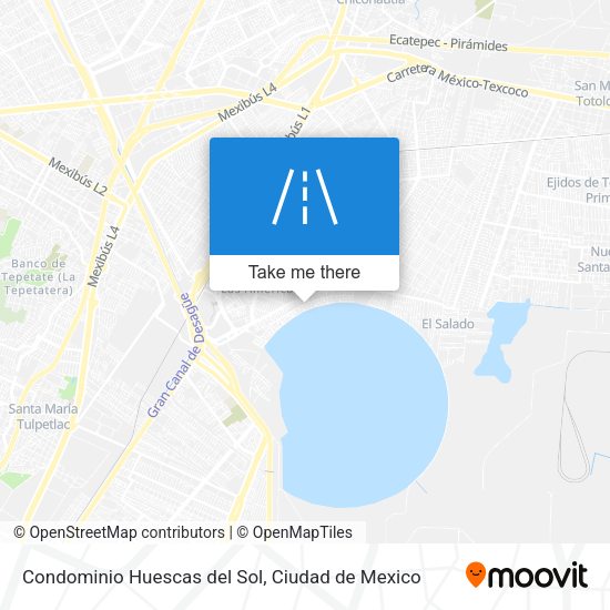 Condominio Huescas del Sol map