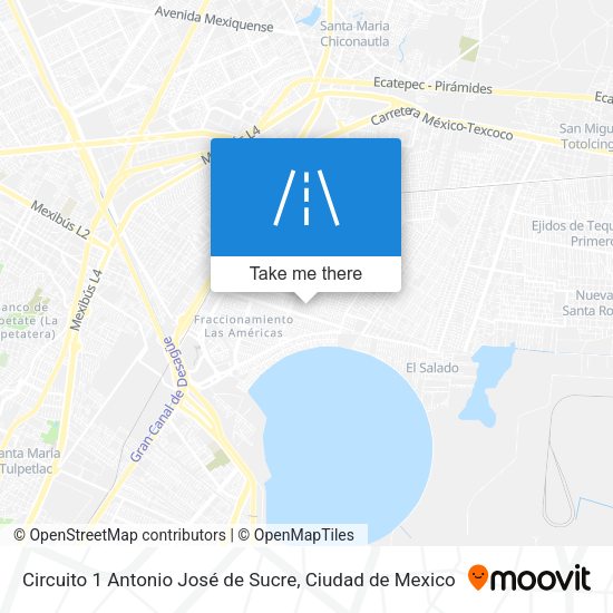 Circuito 1 Antonio José de Sucre map