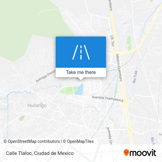 Mapa de Calle Tlaloc