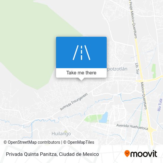 Privada Quinta Panitza map
