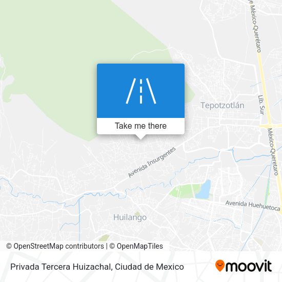 Mapa de Privada Tercera Huizachal