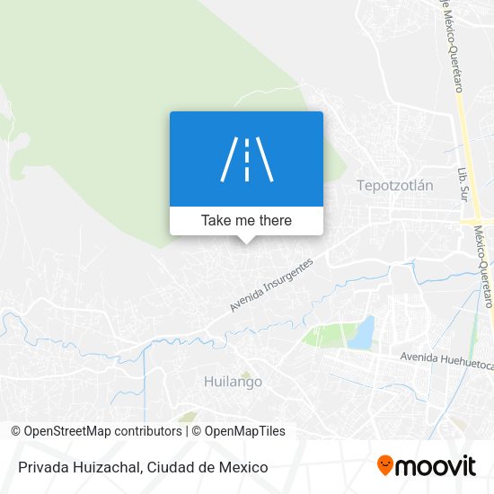 Mapa de Privada Huizachal