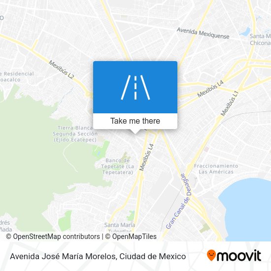 Avenida José María Morelos map