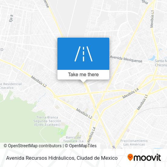 Avenida Recursos Hidráulicos map