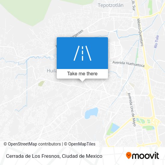 Cerrada de Los Fresnos map
