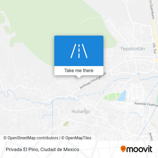 Mapa de Privada El Pino