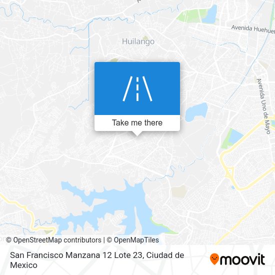 Mapa de San Francisco Manzana 12 Lote 23
