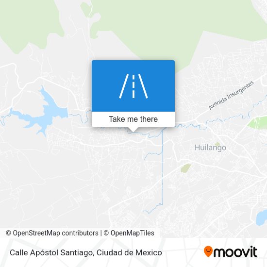 Calle Apóstol Santiago map