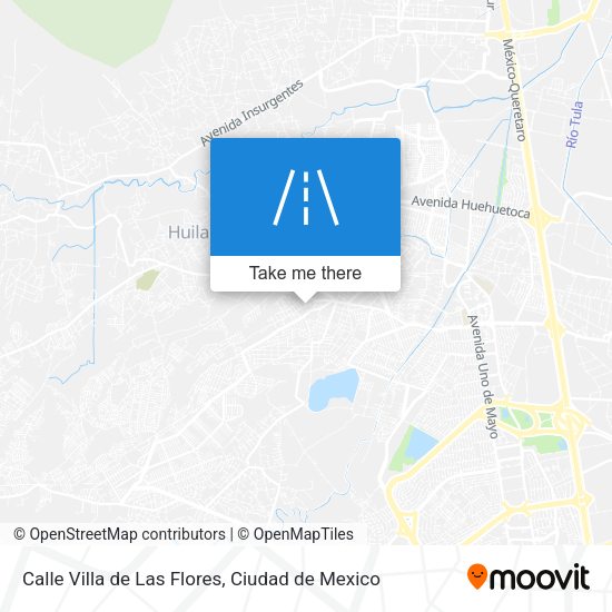 Calle Villa de Las Flores map