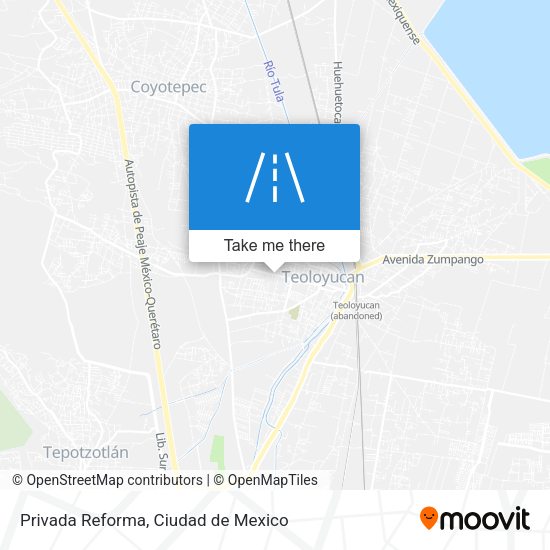 Privada Reforma map