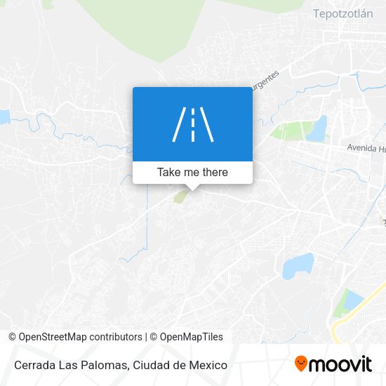 Cerrada Las Palomas map