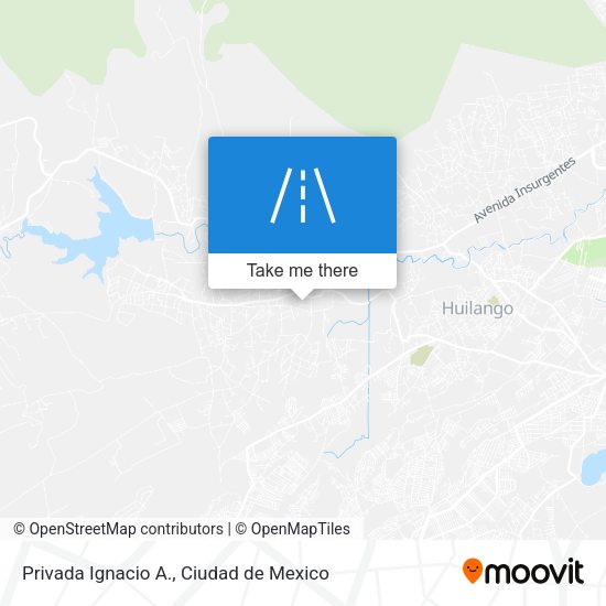 Privada Ignacio A. map