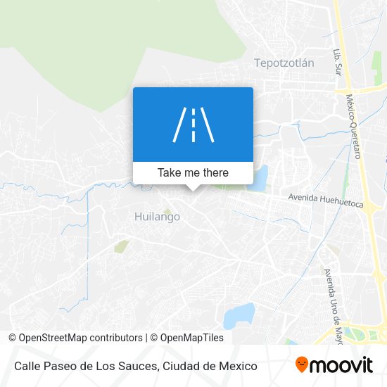 Calle Paseo de Los Sauces map