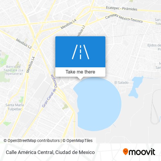 Mapa de Calle América Central