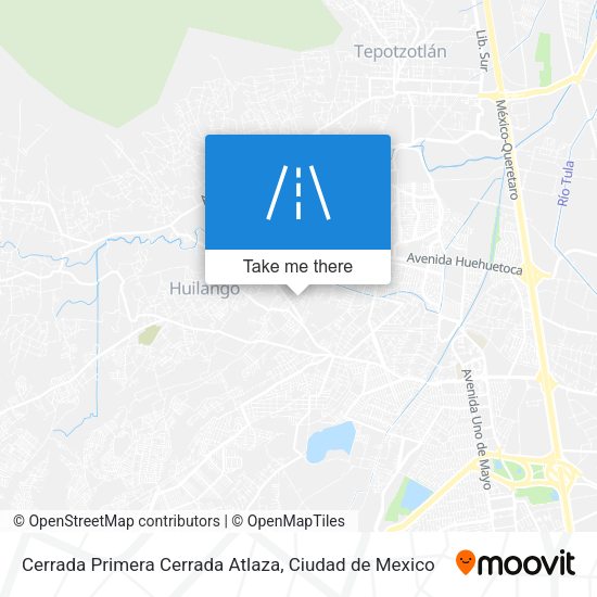 Cerrada Primera Cerrada Atlaza map