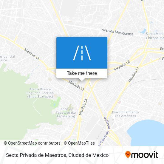 Mapa de Sexta Privada de Maestros