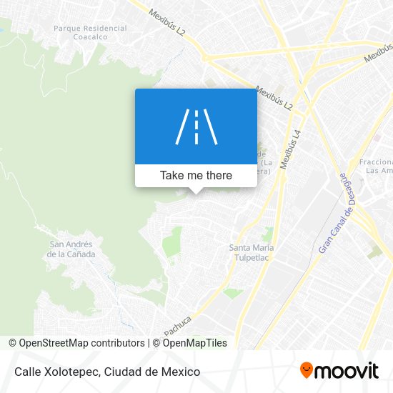 Mapa de Calle Xolotepec
