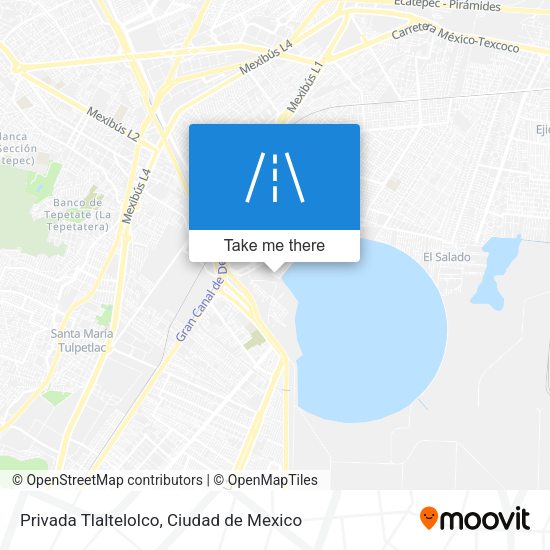 Mapa de Privada Tlaltelolco