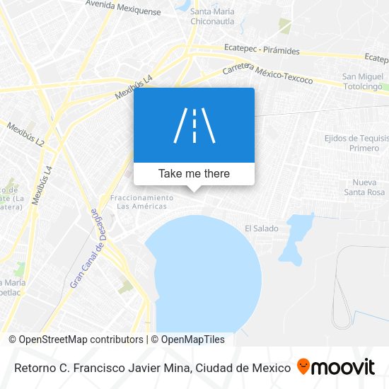 Mapa de Retorno C. Francisco Javier Mina