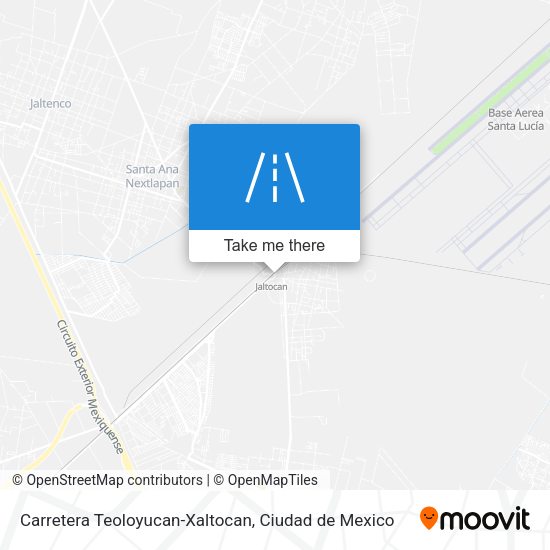 Mapa de Carretera Teoloyucan-Xaltocan